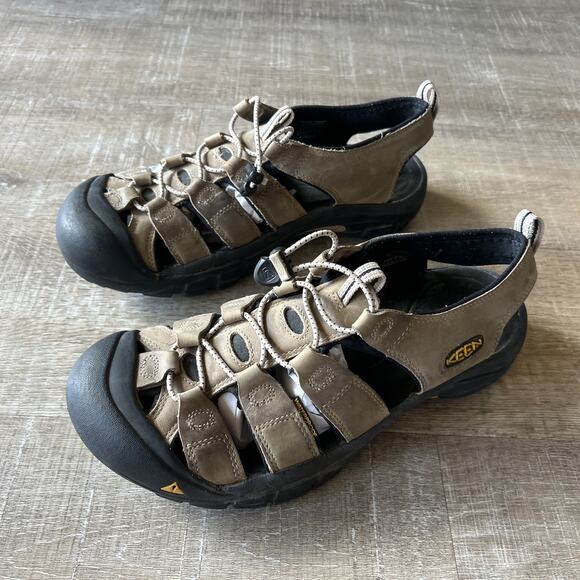 KEEN Newport Leather Waterproof Sandals Mens 12 Brown Outdoor Hiking Fisherman main image 5